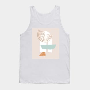 Modern Shapes #illustration #digitalart Tank Top